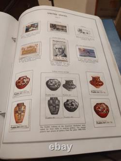 United States Stamp Collection In Handsome Harris Album Look Carefully 1953 Fwd