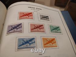 United States Stamp Collection In Handsome Harris Album Look Carefully 1953 Fwd