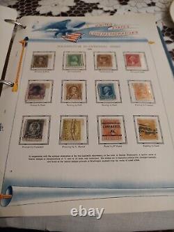 United States Stamp Collection In White Ace Album Late 1800s Forward. HUGE/HCV