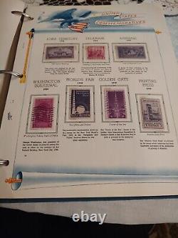 United States Stamp Collection In White Ace Album Late 1800s Forward. HUGE/HCV