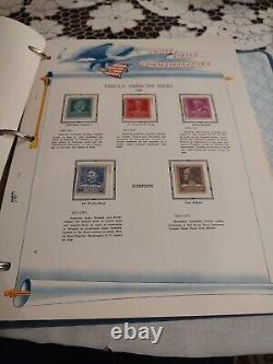 United States Stamp Collection In White Ace Album Late 1800s Forward. HUGE/HCV