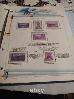 United States Stamp Collection In White Ace Album Late 1800s Forward. HUGE/HCV