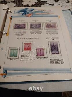 United States Stamp Collection In White Ace Album Late 1800s Forward. HUGE/HCV