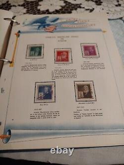 United States Stamp Collection In White Ace Album Late 1800s Forward. HUGE/HCV