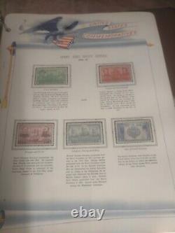 United States Stamp Collection In White Ace Historical Album 1893 To 1940. TOPS