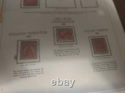 United States Stamp Collection In White Ace Historical Album 1893 To 1940. TOPS