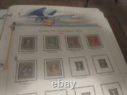 United States Stamp Collection In White Ace Historical Album 1893 To 1940. TOPS