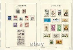 United States Stamp Collection Lighthouse Hingless Album 1972-1987, JFZ