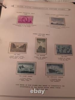 United States Stamp Collection Mint Never Hinged 1944 Fwd In Marquette Album A+