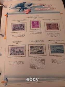 United States Stamp Collection Mint Never Hinged 1944 Fwd In Marquette Album A+