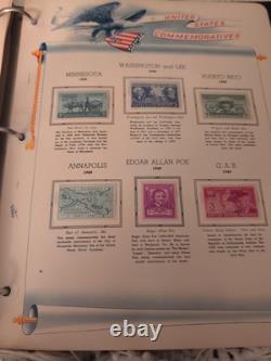 United States Stamp Collection Mint Never Hinged 1944 Fwd In Marquette Album A+