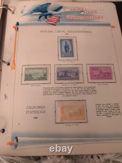 United States Stamp Collection Mint Never Hinged 1944 Fwd In Marquette Album A+