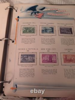 United States Stamp Collection Mint Never Hinged 1944 Fwd In Marquette Album A+