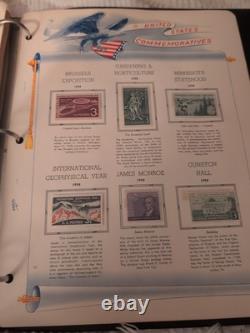 United States Stamp Collection Mint Never Hinged 1944 Fwd In Marquette Album A+