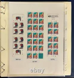 United States Stamp Collection Schaubek Album MNH 1998-1999 ZAYIX