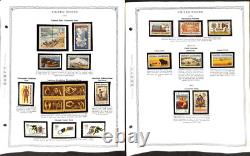 United States Stamp Collection in Scott Minuteman Album, 1965 to 1992 + BOB