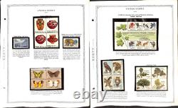 United States Stamp Collection in Scott Minuteman Album, 1965 to 1992 + BOB