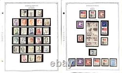United States Stamp Collection in Scott Minuteman Album, 1965 to 1992 + BOB