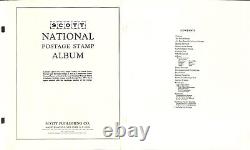 United States Stamp Collection in Scott National Album, 1846-1972 Mint NH (AH)