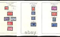 United States Stamp Collection in Scott National Album, 1846-1972 Mint NH (AH)