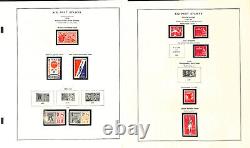 United States Stamp Collection in Scott National Album, 1846-1972 Mint NH (AH)