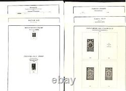 United States Stamp Collection in Scott National Album, 1846-1972 Mint NH (AH)