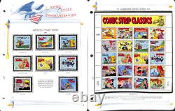 United States Stamp Collection in White Ace Album, 1993-1996 MNH in Mounts