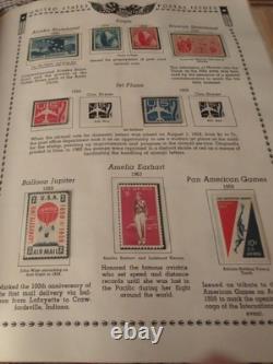 United States Stamps Collection 1897 Fwd In Stuffed Minkus Album. View Yourself