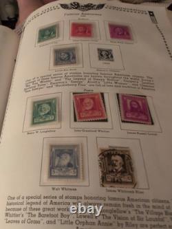 United States Stamps Collection 1897 Fwd In Stuffed Minkus Album. View Yourself