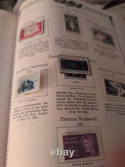 United States Stamps Collection 1897 Fwd In Stuffed Minkus Album. View Yourself