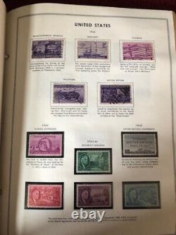 United States stamp collection in Liberty stamp album. 1800s fwd. SUPER PLUS