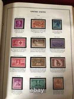 United States stamp collection in Liberty stamp album. 1800s fwd. SUPER PLUS