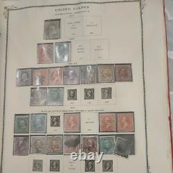 United States stamp collection in Old Scott album 1851 forward. Top of the line