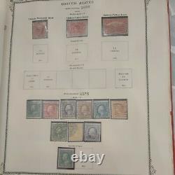 United States stamp collection in Old Scott album 1851 forward. Top of the line