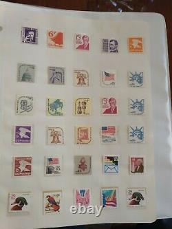 United States stamp collection in album. View only some of what you will receive