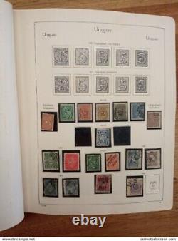 Uruguay Kabe Album with very complete +2000 used & MH stamp collection $$