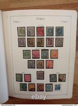 Uruguay Kabe Album with very complete +2000 used & MH stamp collection $$