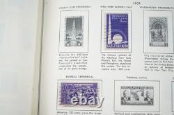 Us 1893-1989 Collection Of 1000+ Stamps Mint & Used Stored In Harris Album