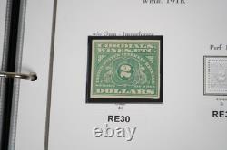 Us 1914-1954 Collection Of 140+ Wine Revenue Stamps Stored In White Ace Album