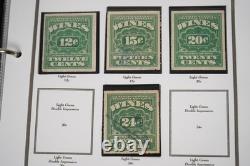 Us 1914-1954 Collection Of 140+ Wine Revenue Stamps Stored In White Ace Album