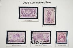 Us 1934-1984 Commemorative Collection Of 850+ Mnh Stamps F. V. $90+ In Album