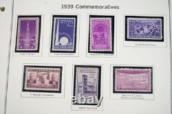 Us 1934-1984 Commemorative Collection Of 850+ Mnh Stamps F. V. $90+ In Album