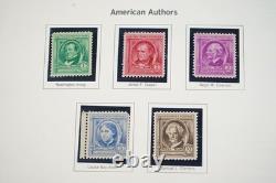 Us 1934-1984 Commemorative Collection Of 850+ Mnh Stamps F. V. $90+ In Album