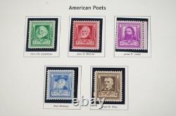 Us 1934-1984 Commemorative Collection Of 850+ Mnh Stamps F. V. $90+ In Album