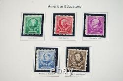 Us 1934-1984 Commemorative Collection Of 850+ Mnh Stamps F. V. $90+ In Album