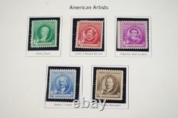 Us 1934-1984 Commemorative Collection Of 850+ Mnh Stamps F. V. $90+ In Album