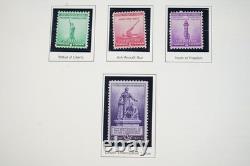 Us 1934-1984 Commemorative Collection Of 850+ Mnh Stamps F. V. $90+ In Album