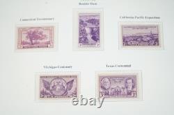 Us 1935-1981 Collection Of 940+ Stamps All Mint Stored In Album On Scott Pages