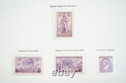 Us 1935-1981 Collection Of 940+ Stamps All Mint Stored In Album On Scott Pages