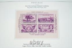 Us 1935-1981 Collection Of 940+ Stamps All Mint Stored In Album On Scott Pages
